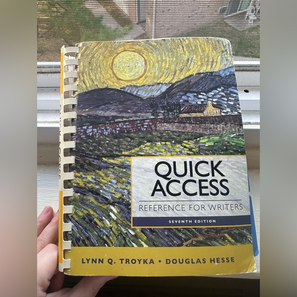 Quick Access Reference for Writers 7th Edition